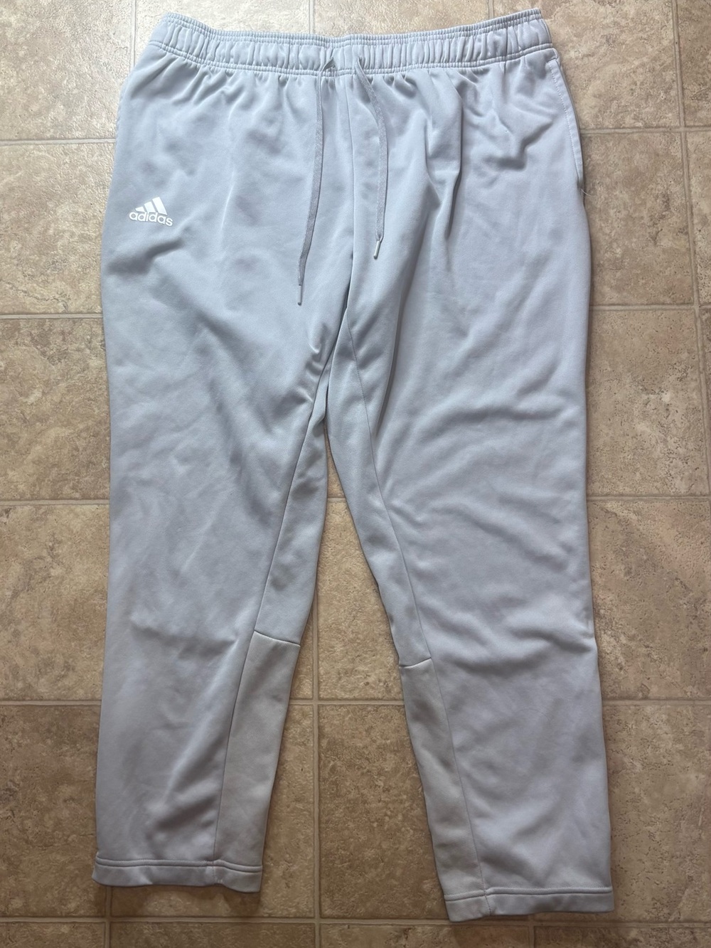 adidas Light Gray Men's Jogger Sweatpants